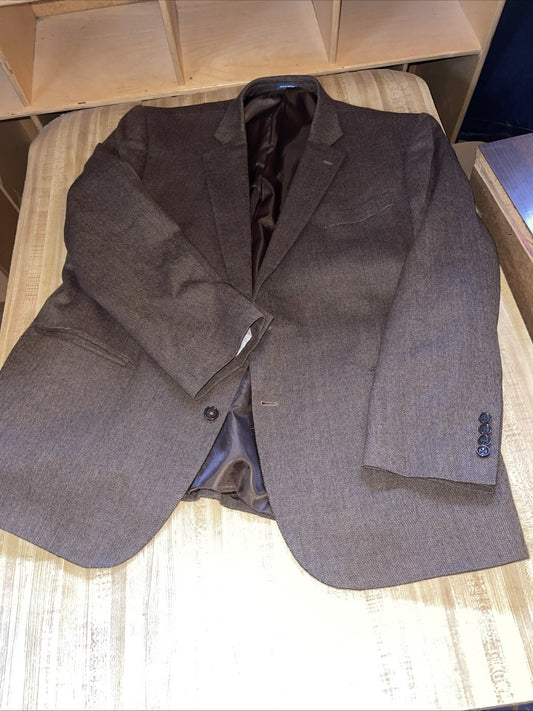 stafford merino wool sport coat 50R
