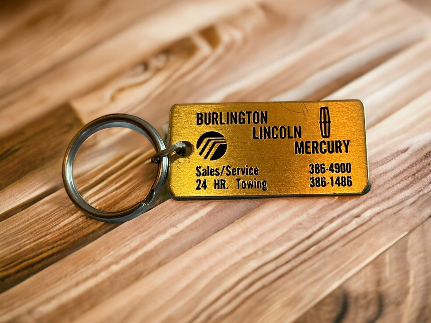 Burlington Lincoln Mercury Keychain 