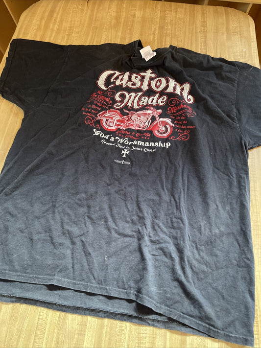 Biker Church T Shirt 2XL
