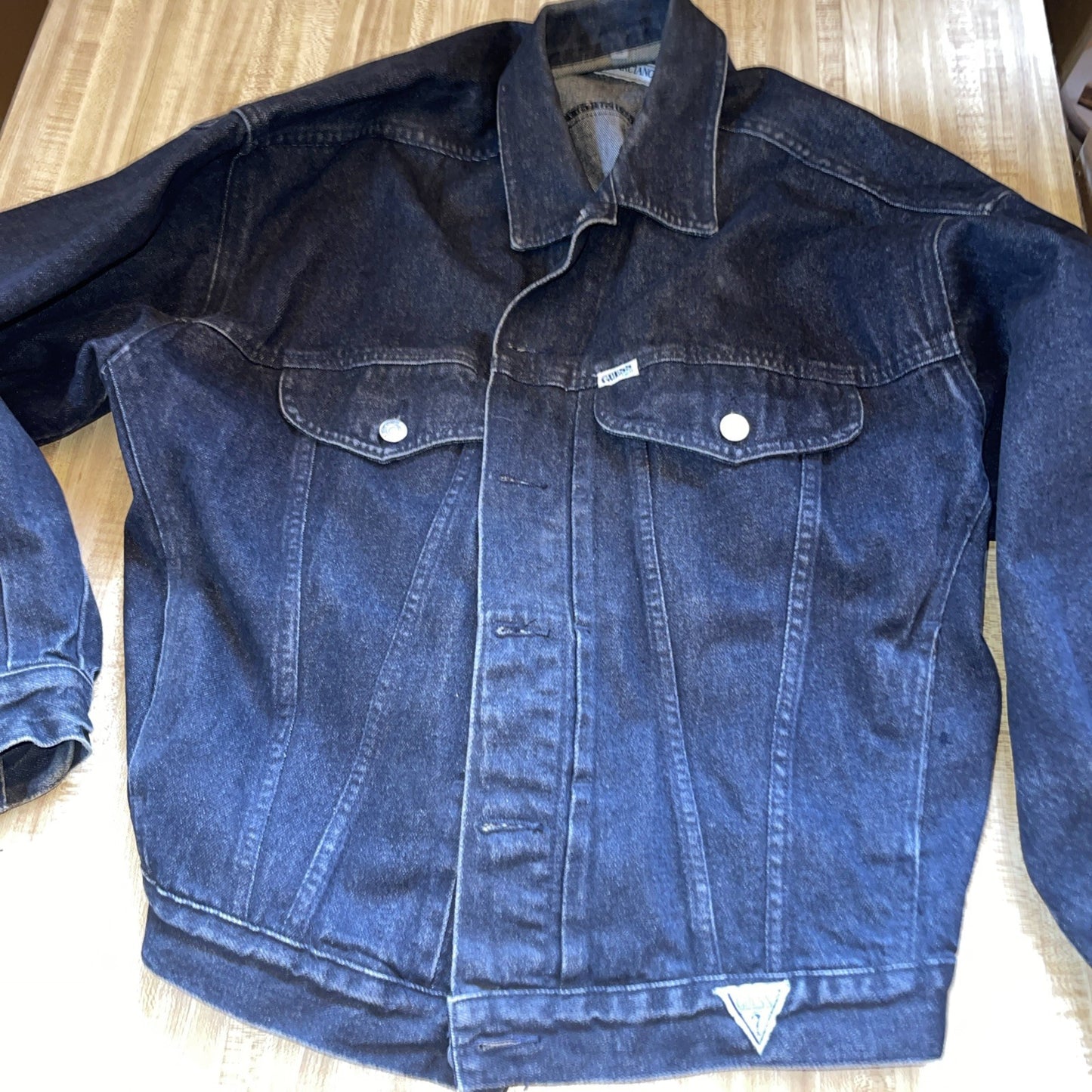 Vintage Made In USA Guess Denim Jacket Medium 