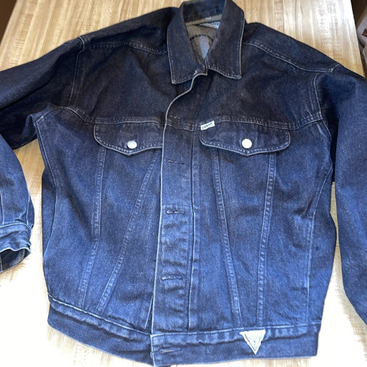 Vintage Made In USA Guess Denim Jacket Medium 