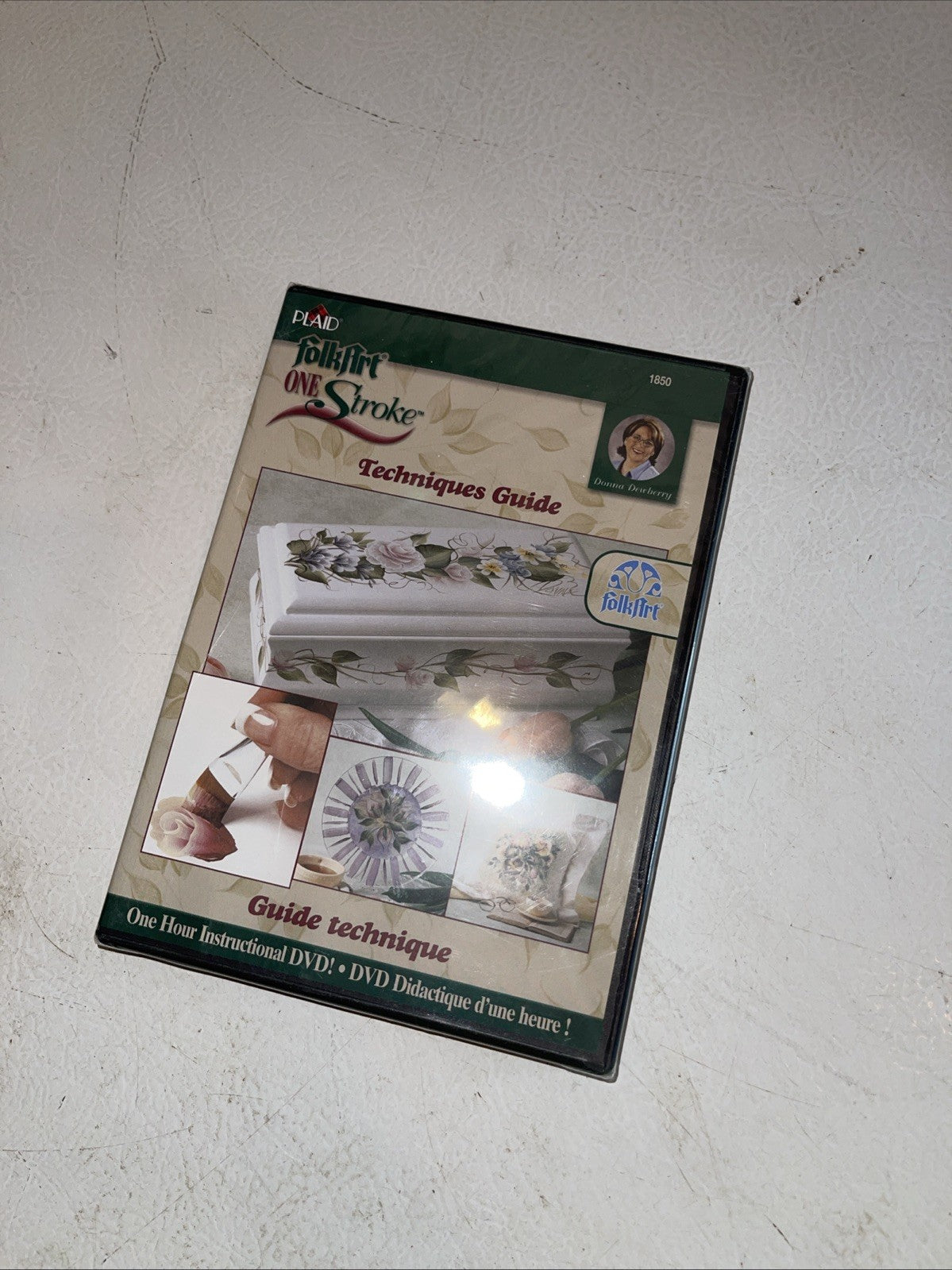 PLAID FolkArt One Stroke Techniques Guide # 1850 DVD 2005  - New Sealed