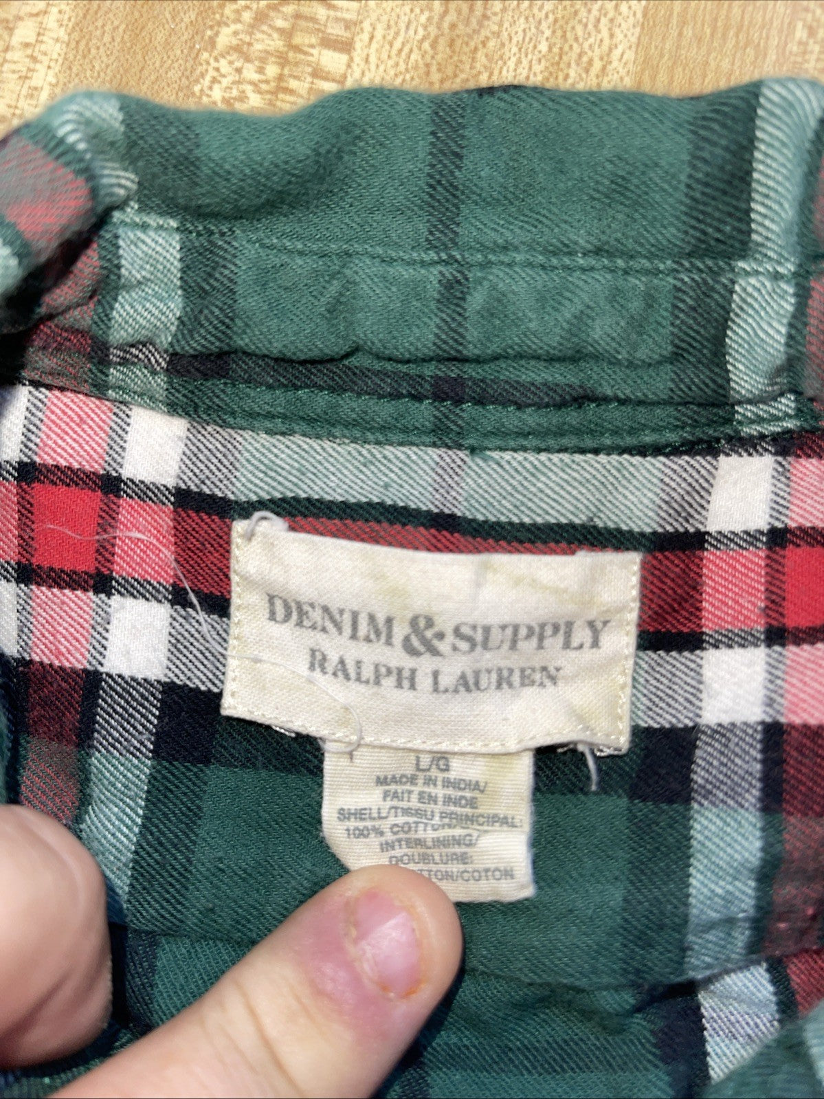 Denim Supply Ralph Lauren Button Up Large 