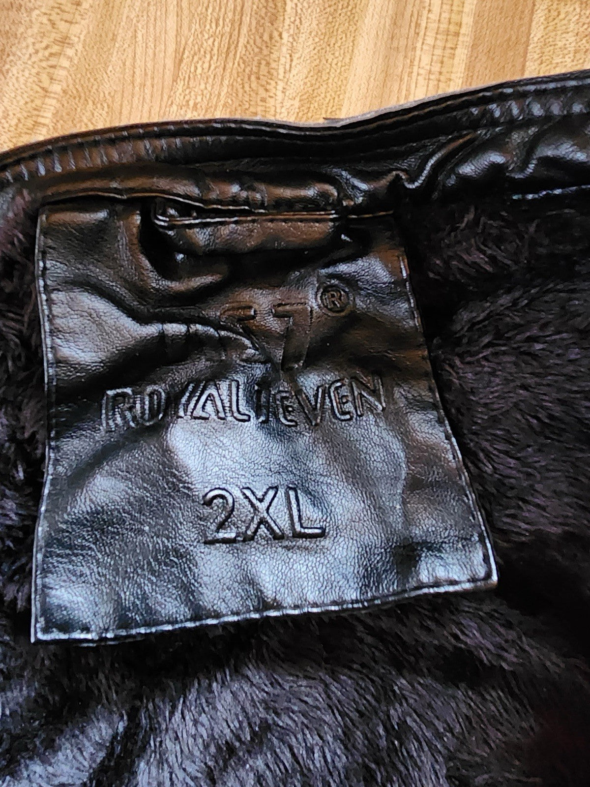 Royal 7Seven Leather Jacket 2XL 