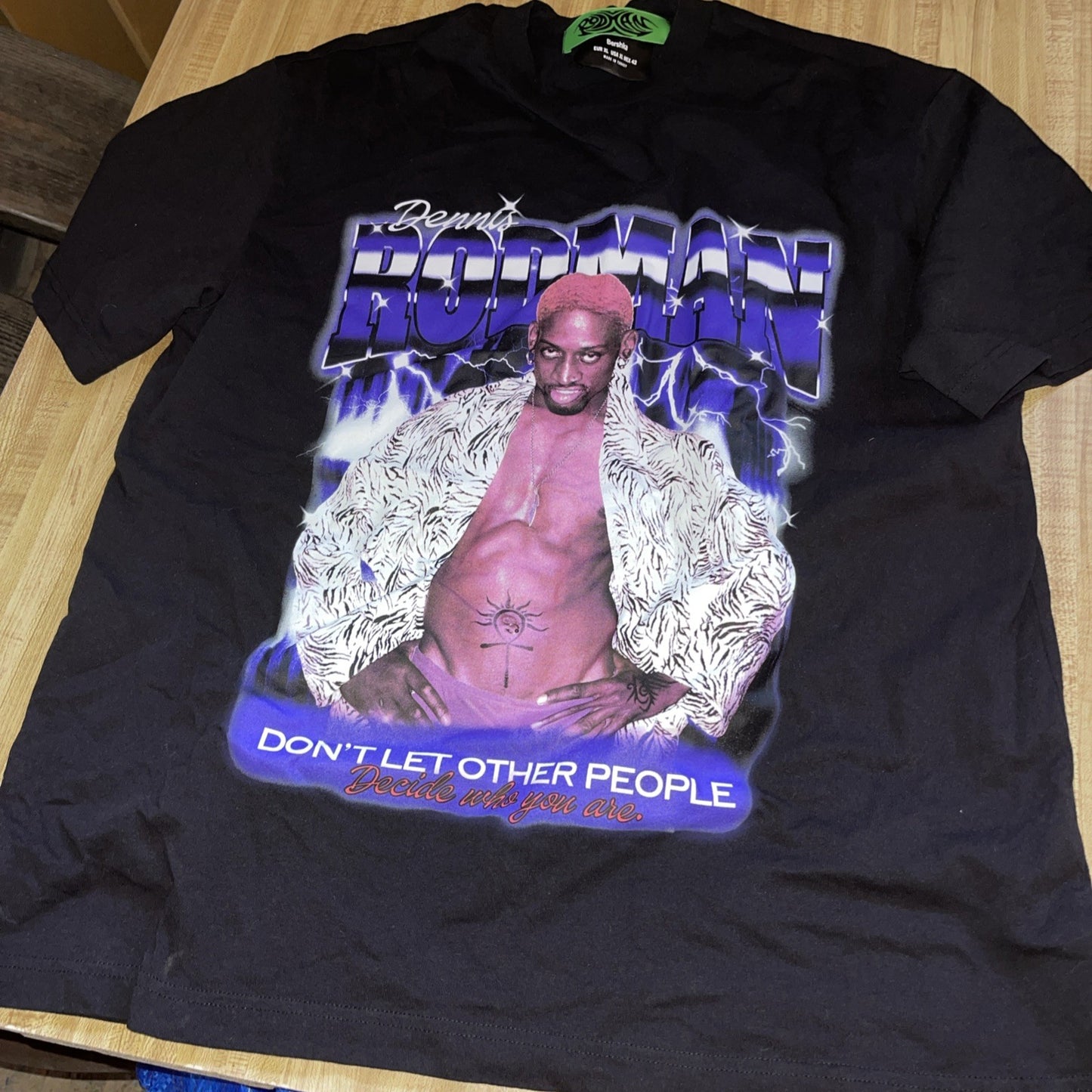 Dennis Rodman Don’t Let Other People Decide Who You Are T Shirt XL