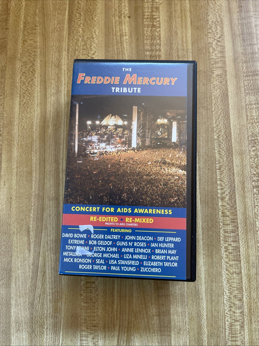 the freddie mercury tribute concert VHS 