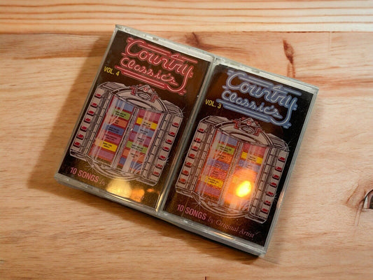Country Classics Vol 3 & 4 Cassettes