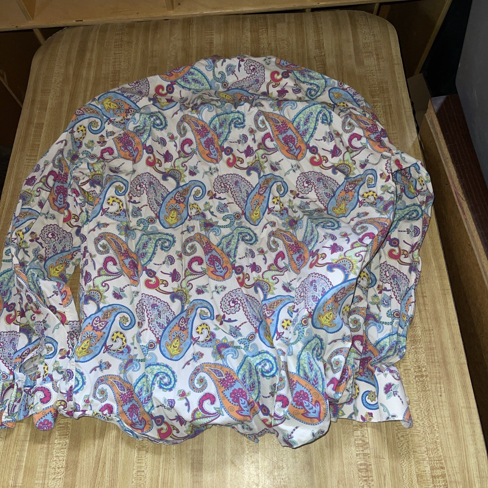 Alan Flusser Button Up AOP XXL 