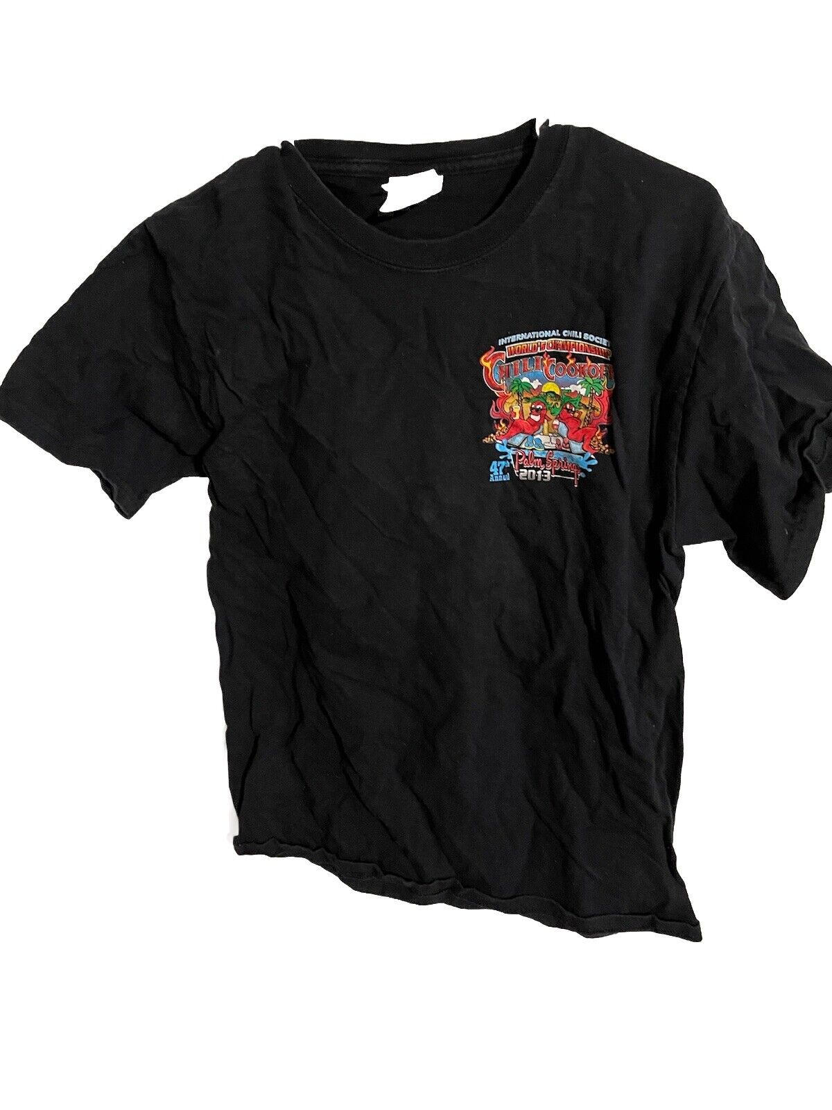 2013 Palm Springs Chili Cookoff T Shirt Medium 