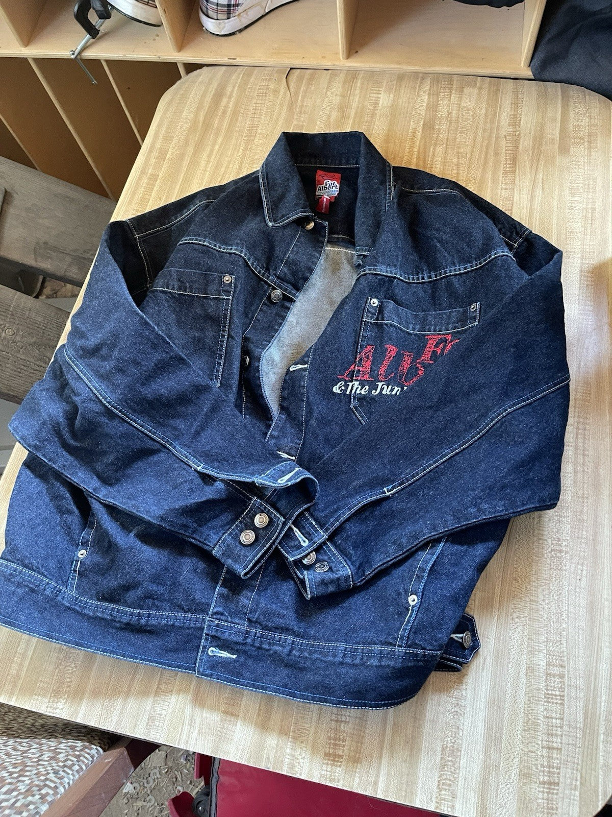 Fubu Platinum Fat Albert Denim Jacket 2XL 