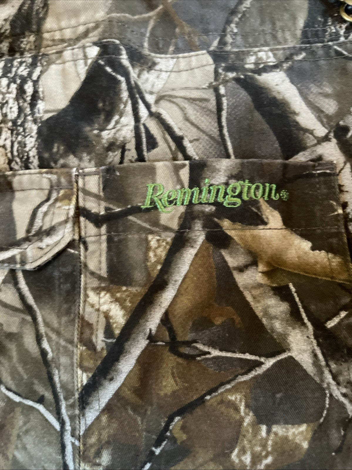 Remington Bib Overalls Camo Woodland Hunting 