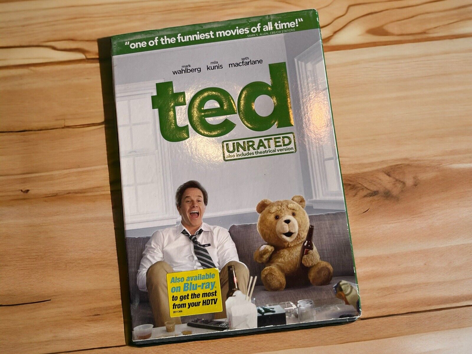 Ted (DVD, 2012) UNRATED MOVIE MARK WAHLBERG