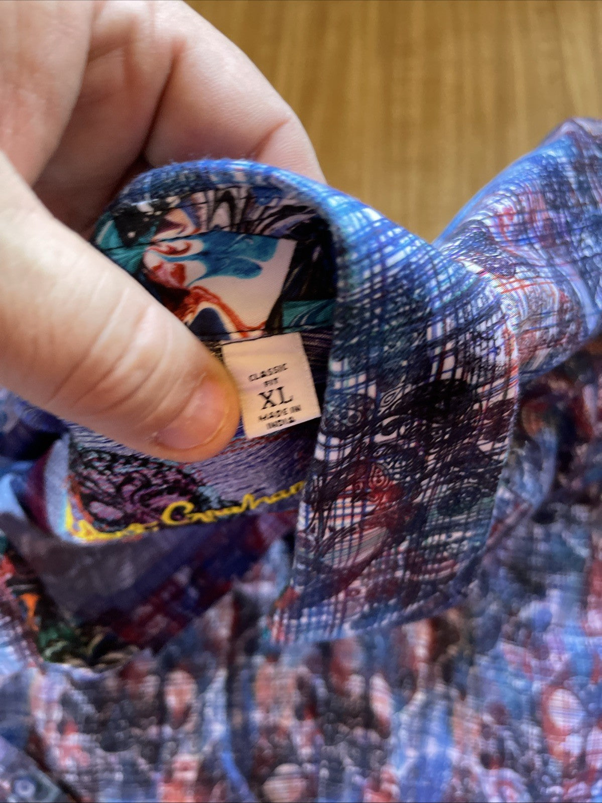 Robert Graham Skull AOP Button Up XL
