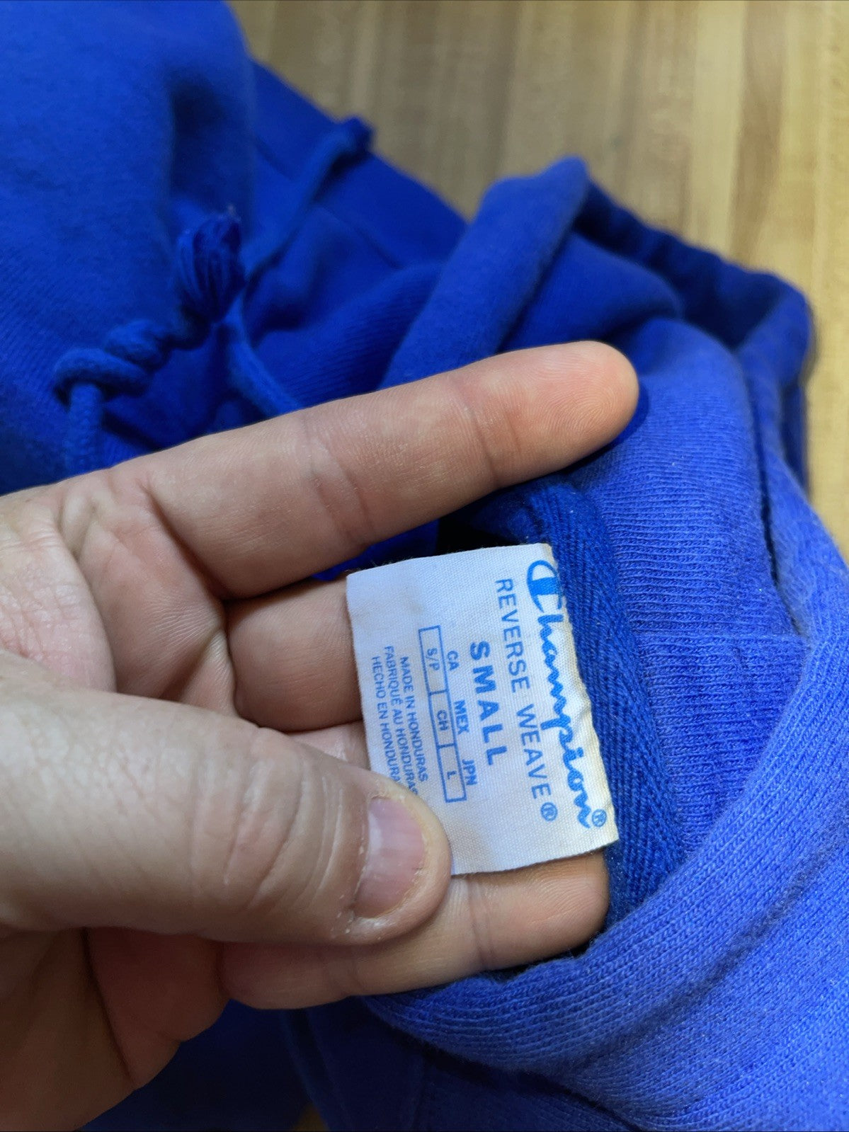 champion reverse weave hoodie Small 
