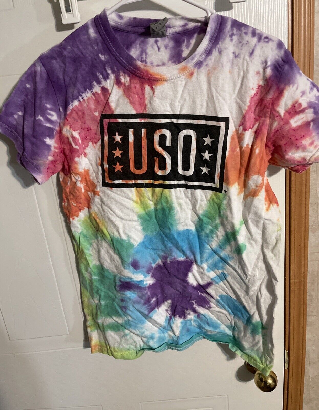 USO Tye Dye T Shirt Small 