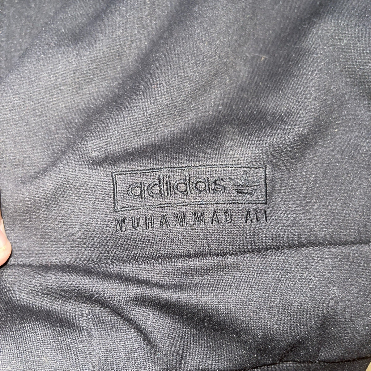 muhammad ali adidas track jacket Large Rare HTF Y2K Vintage 