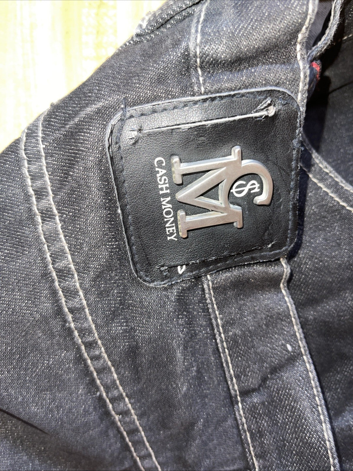 Vintage Cash Money Jeans 36/34 Y2K Hiphop Streetwear Baggy Wide Leg