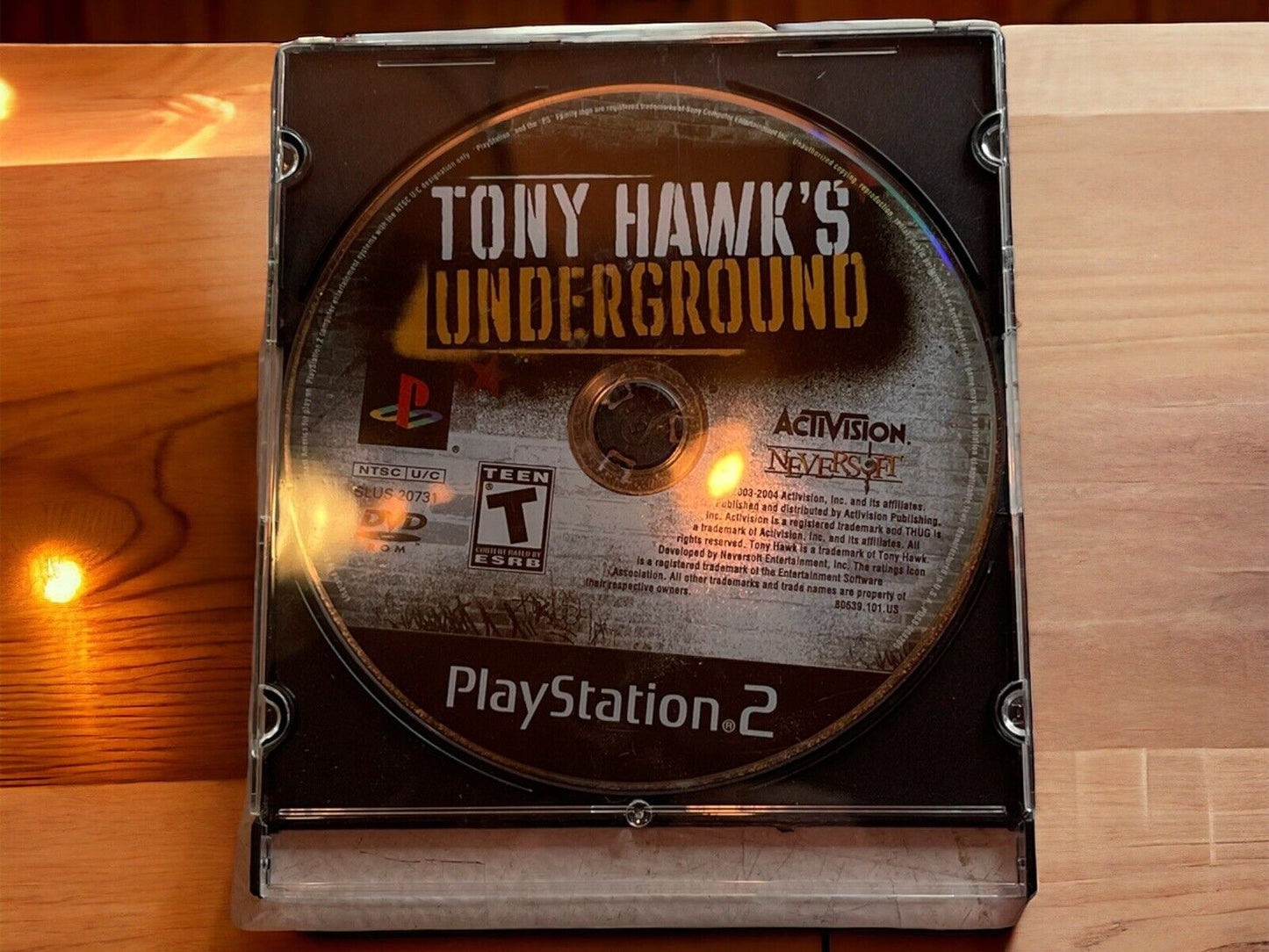 tony hawks underground ps2 disc only