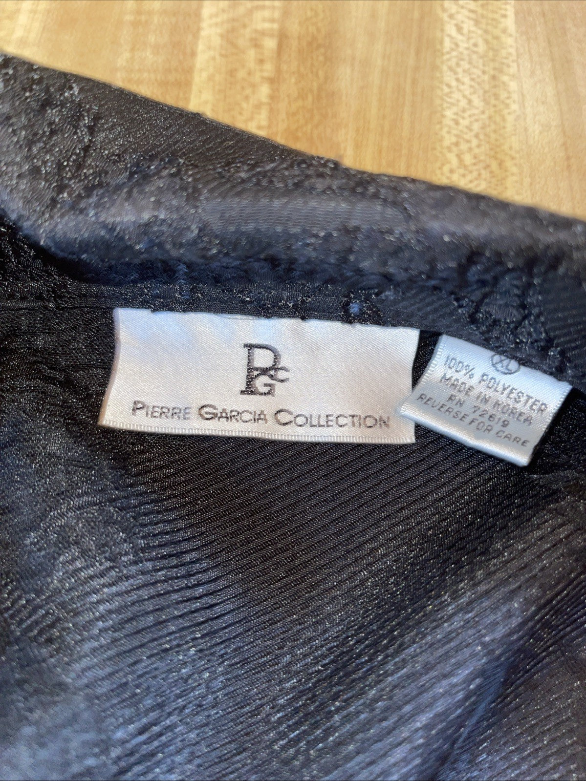 Vintage Pierre Garcia Collection Button Down XL Dragon AOP Loop Collar