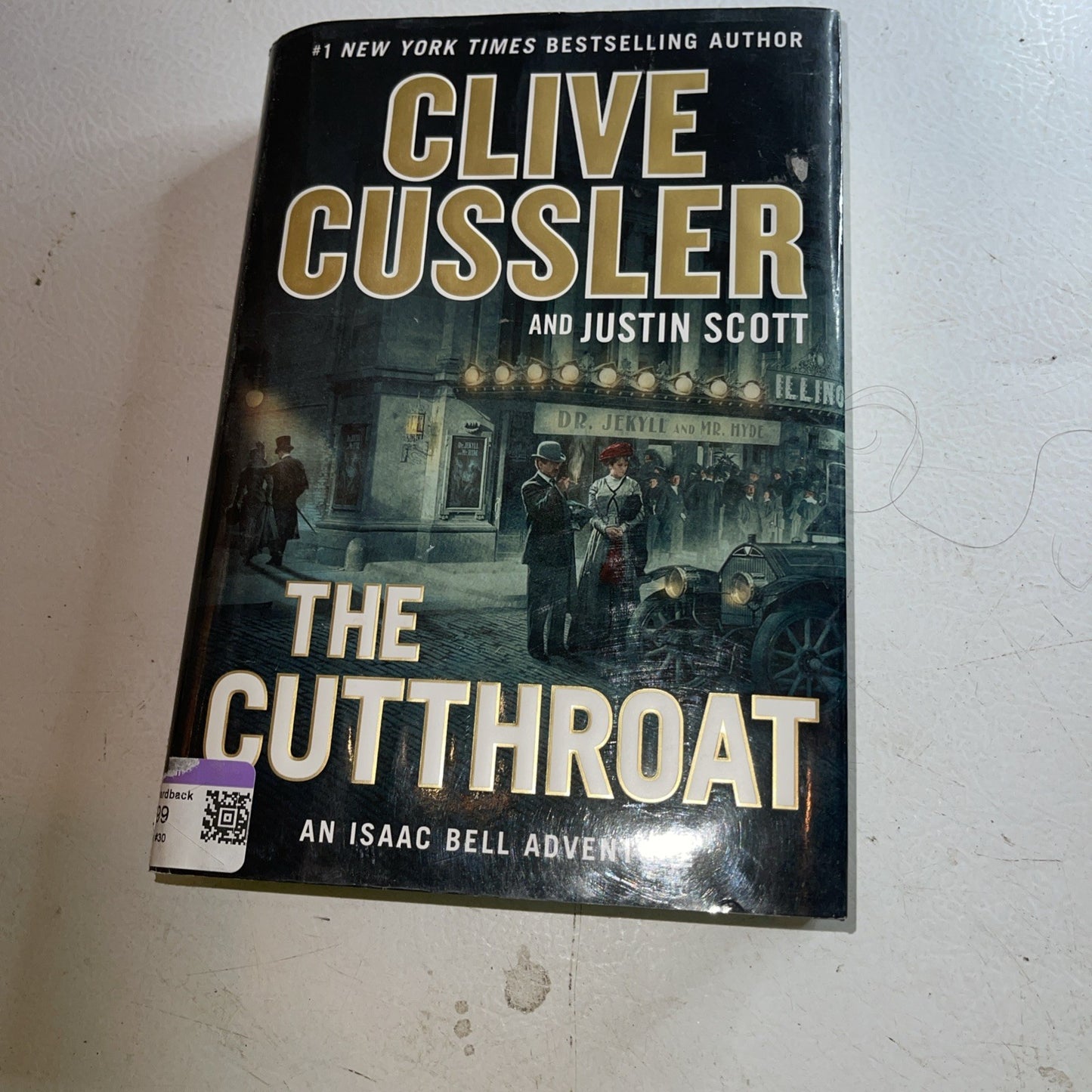 Cutthroat by Justin Scott and Clive Cussler (2017, Hardcover)