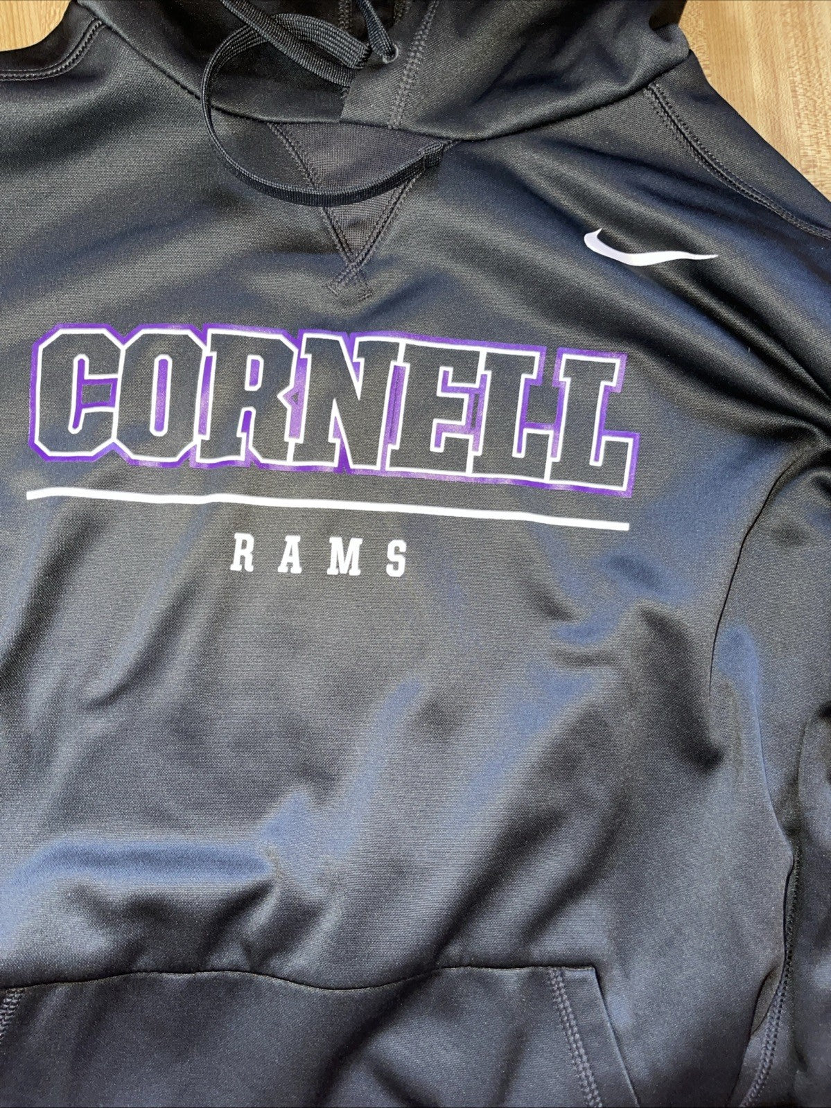 Nike Dri Fit Cornell Rams Hoodie Large 