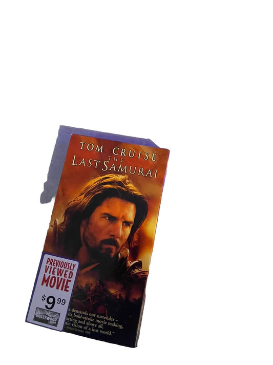 The Last Samurai (VHS/VCR Tape, 2003) Tom Cruise Ken Watanabe Billy Connolly