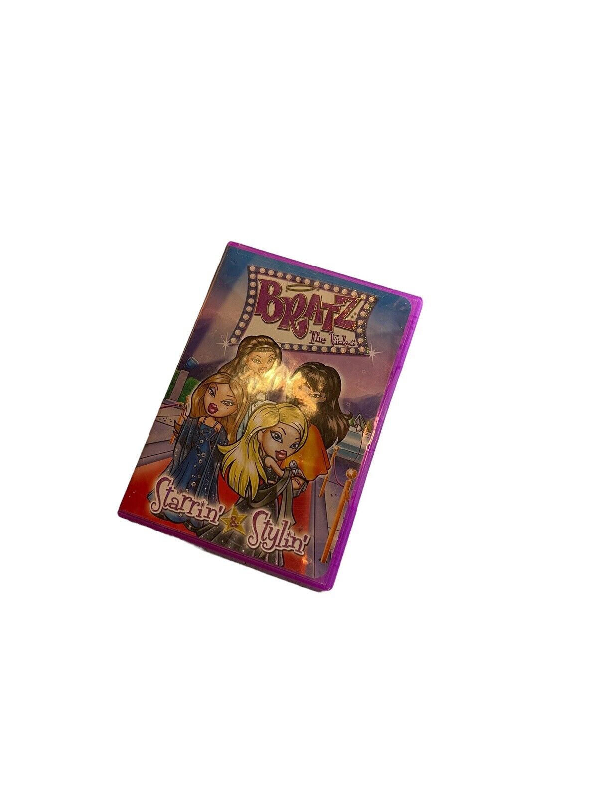 Bratz - Starrin  Stylin (DVD, 2004) Cool Purple Case.