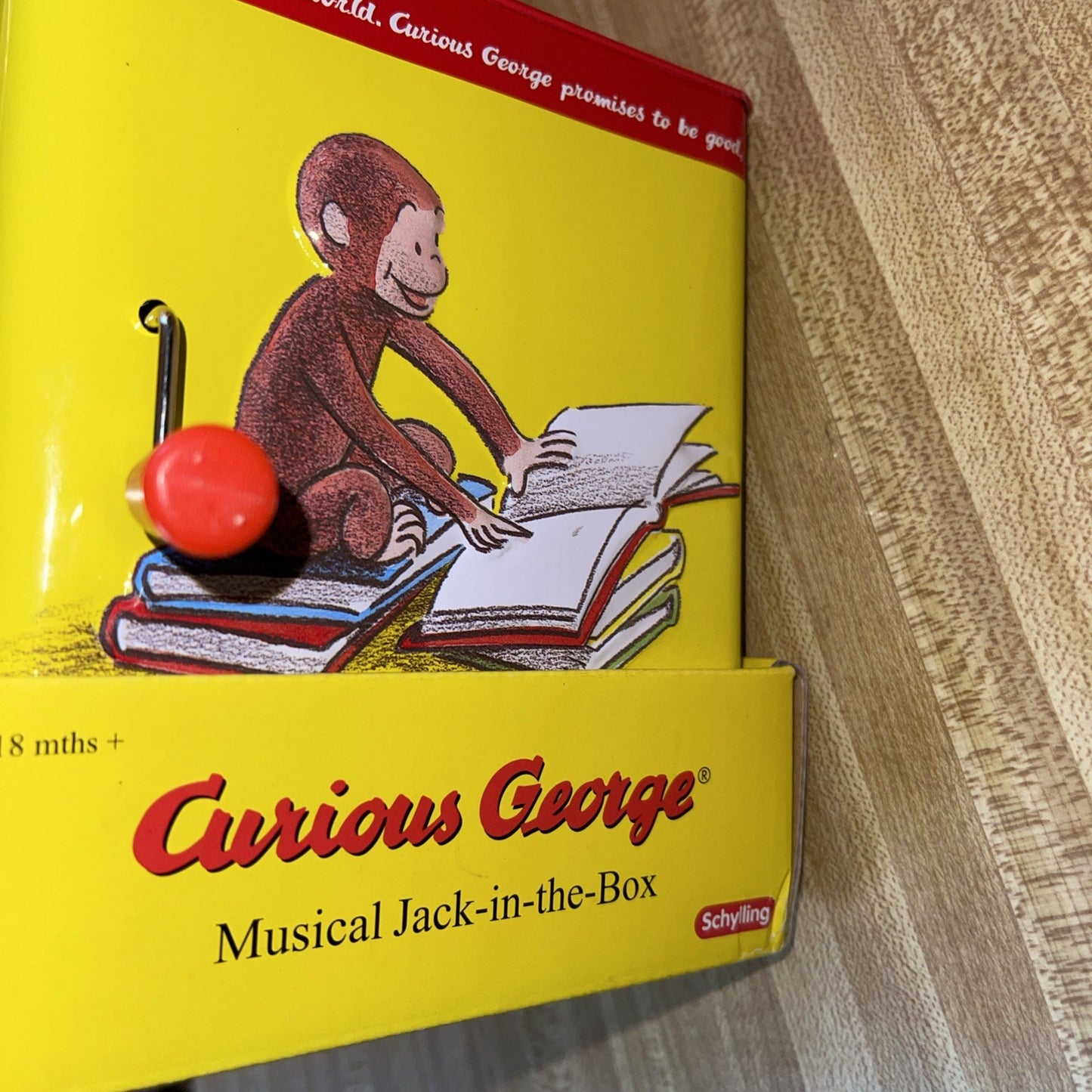 Schylling Curious George Musical Jack-in-the-Box