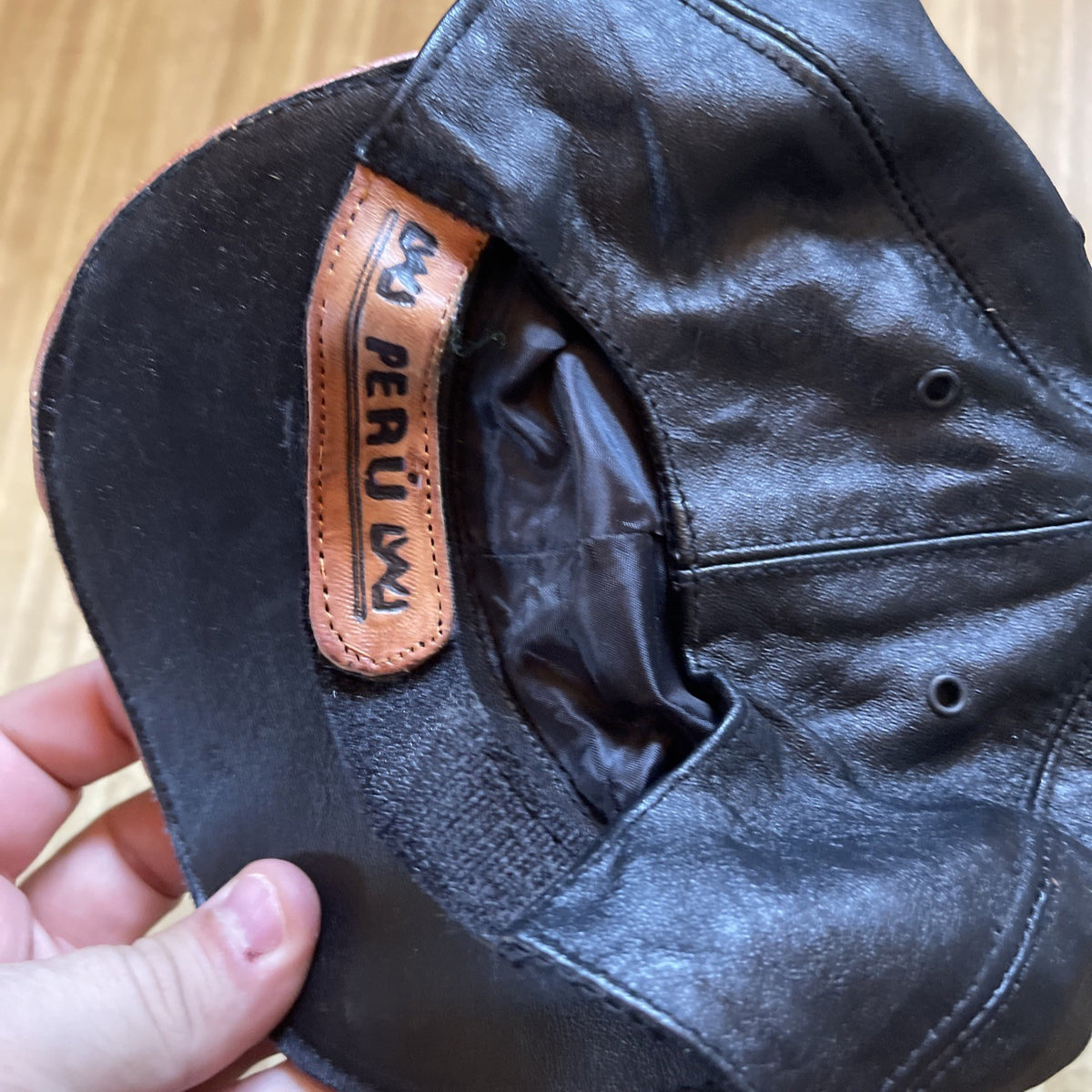 Peru Leather Strapback 