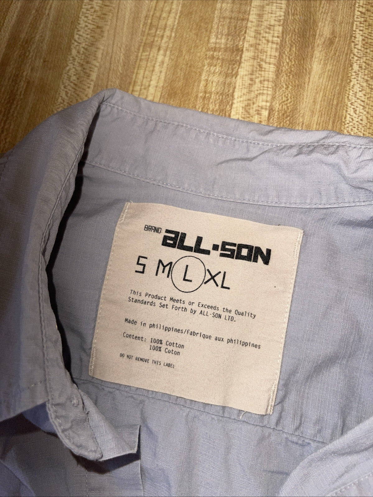 All Son Button Up Large 