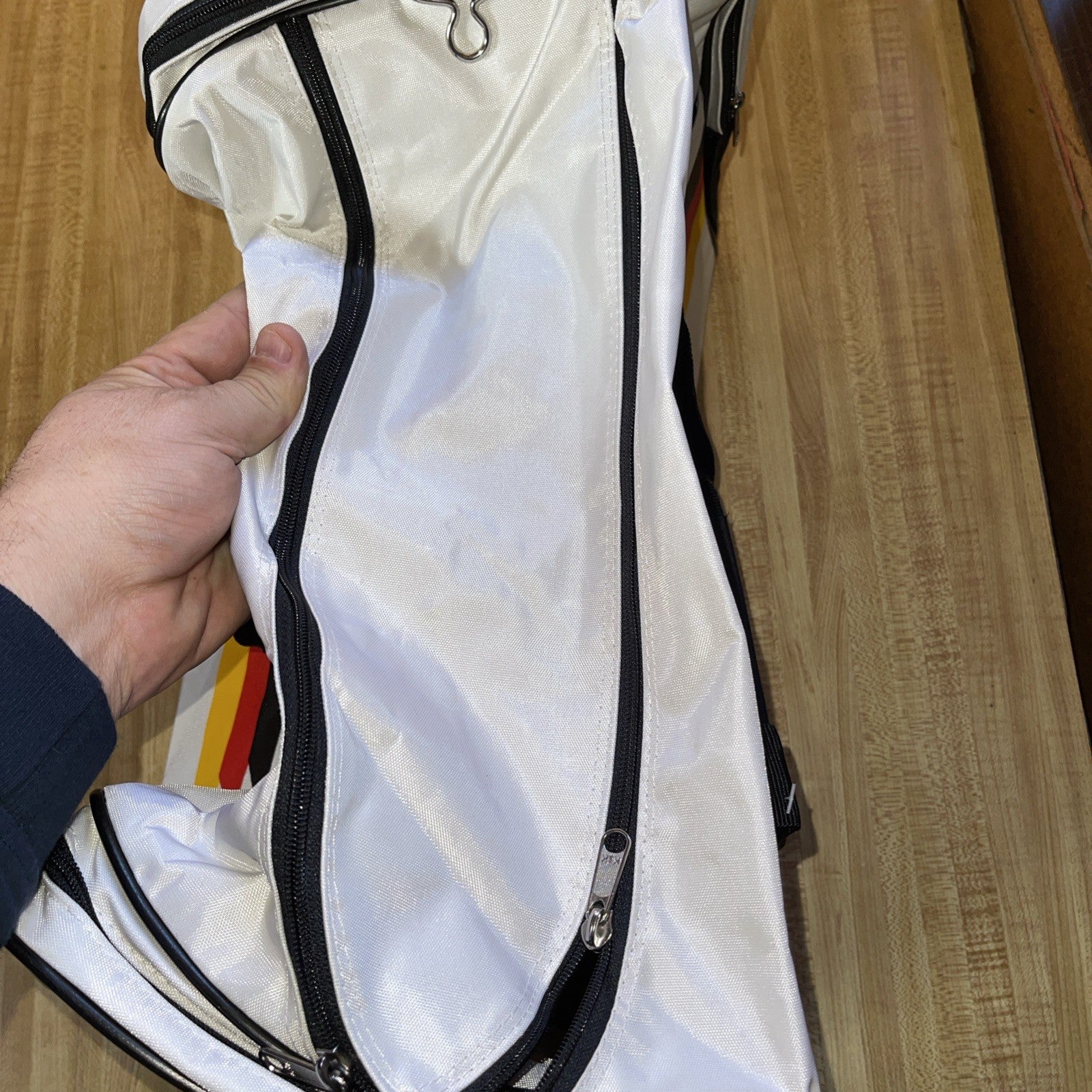 Deadstock Vintage Adidas Deutscher Fussball Bund Duffel Bag 