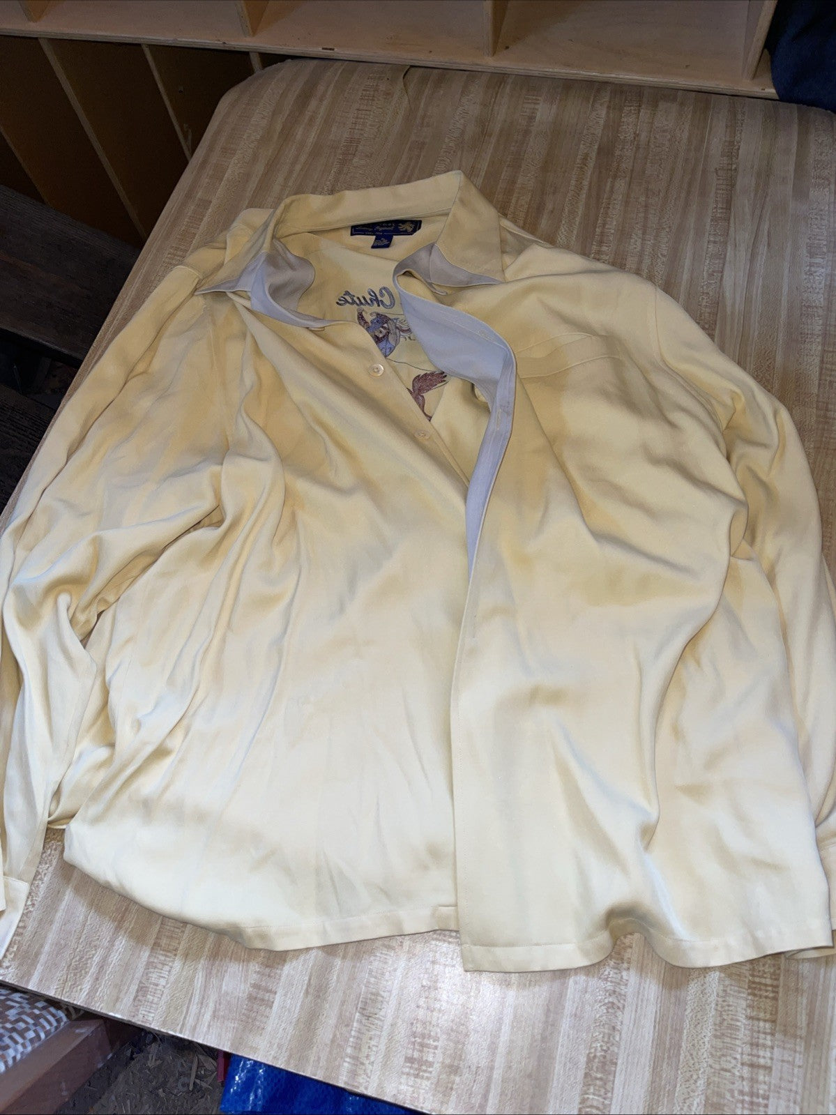Nat Nast Limited Edition Silk Shirt XL Design #10