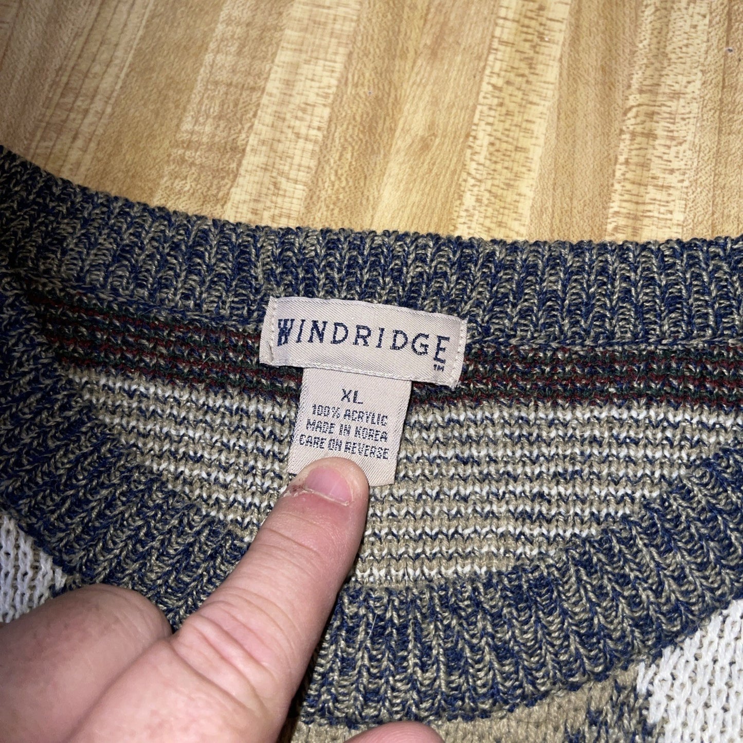 Vintage Windridge Sweater XL