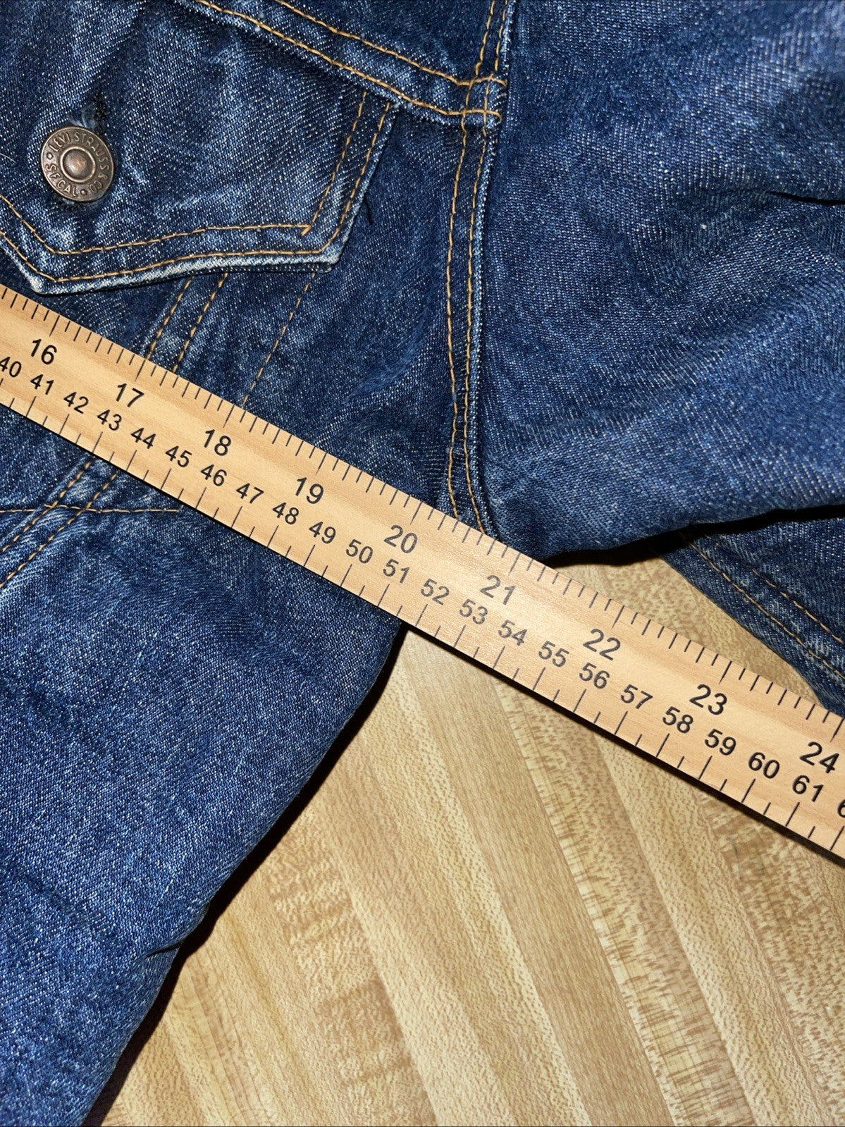 Vintage Levi’s Big E Denim Jacket Flannel Lined 