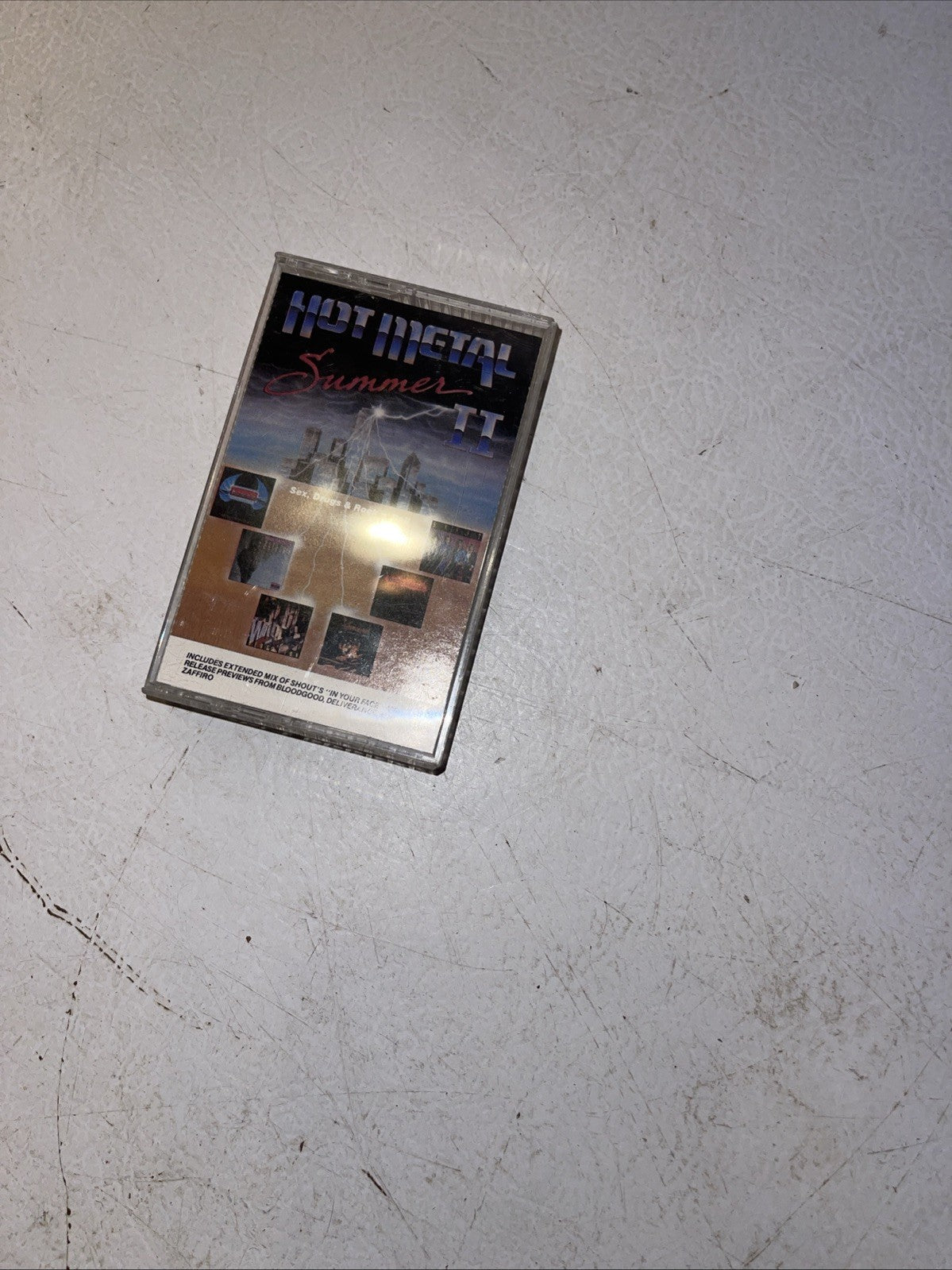 Hot Metal Summer 2 Sex Drugs and Rock N Roll Cassette with Vengeance, Shout