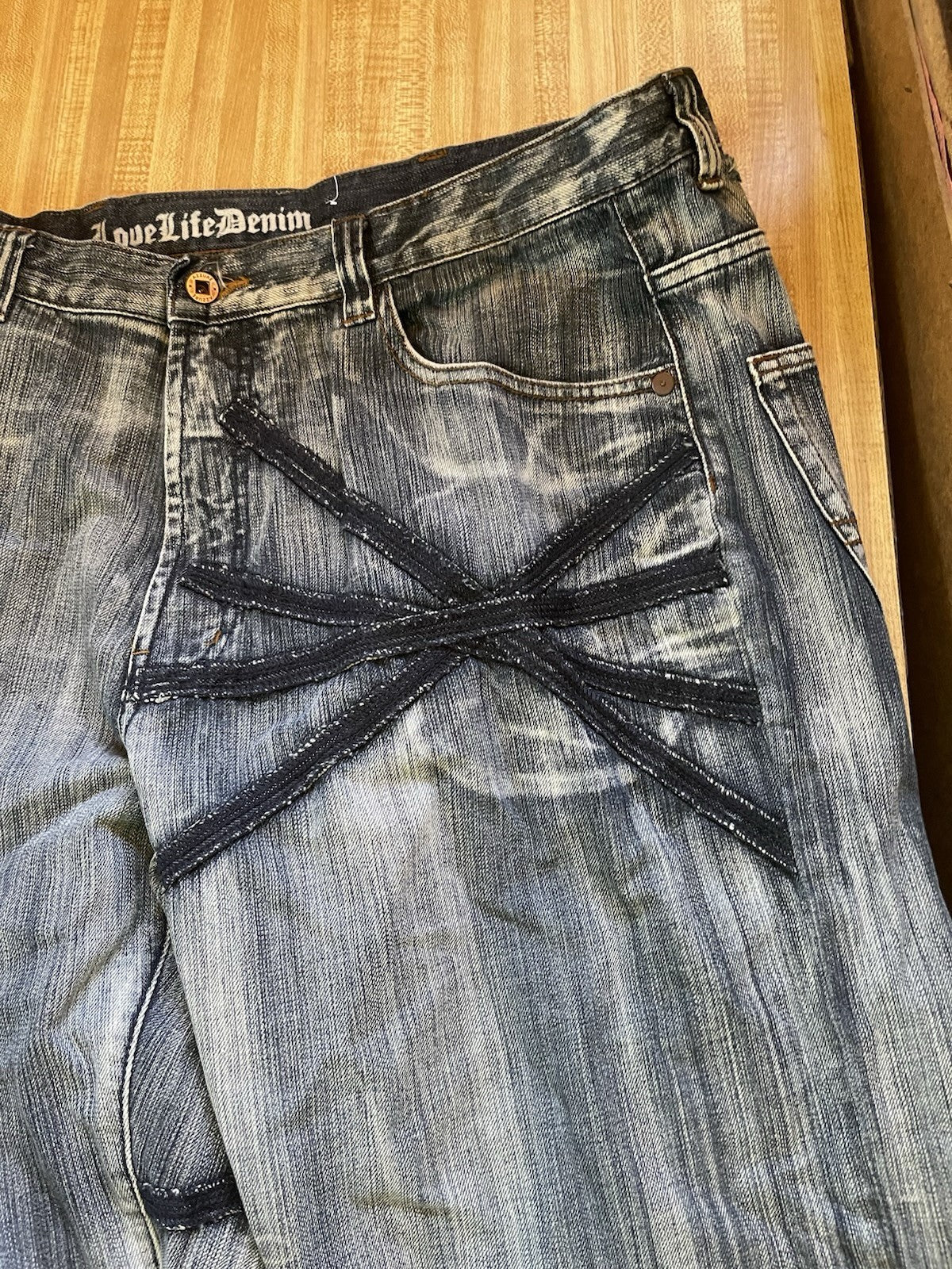 Azzure Jeans Baggy Wide Leg Hiphop Streetwear 