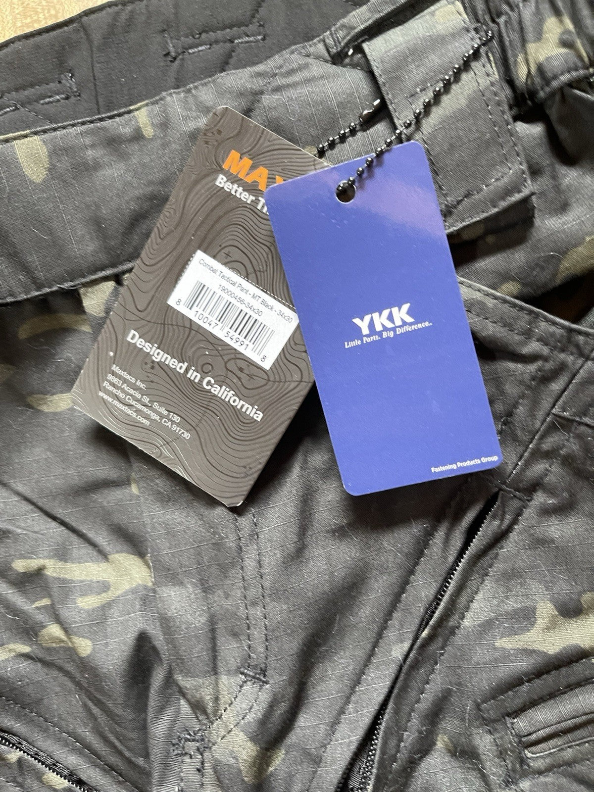 Maxtacs Combat Pants 34/30 NWT 