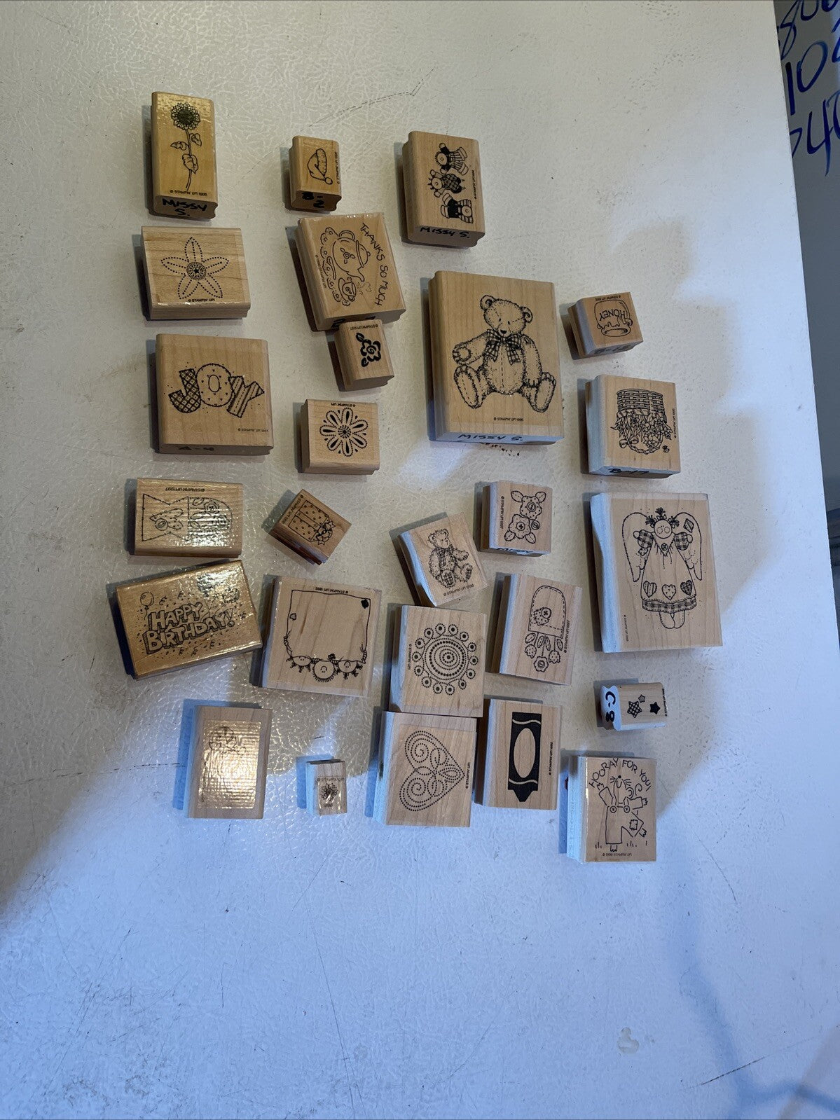 huge rubber stamp Collection lot