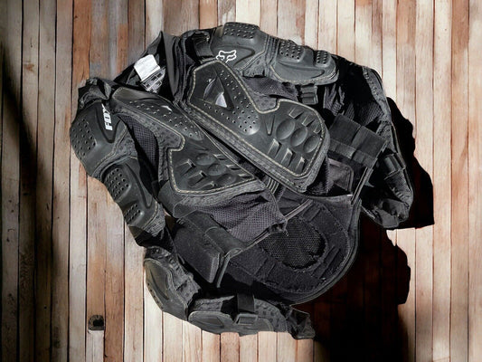 Fox Racing Hard Plastic Armored Dirt Bike Jacket Small