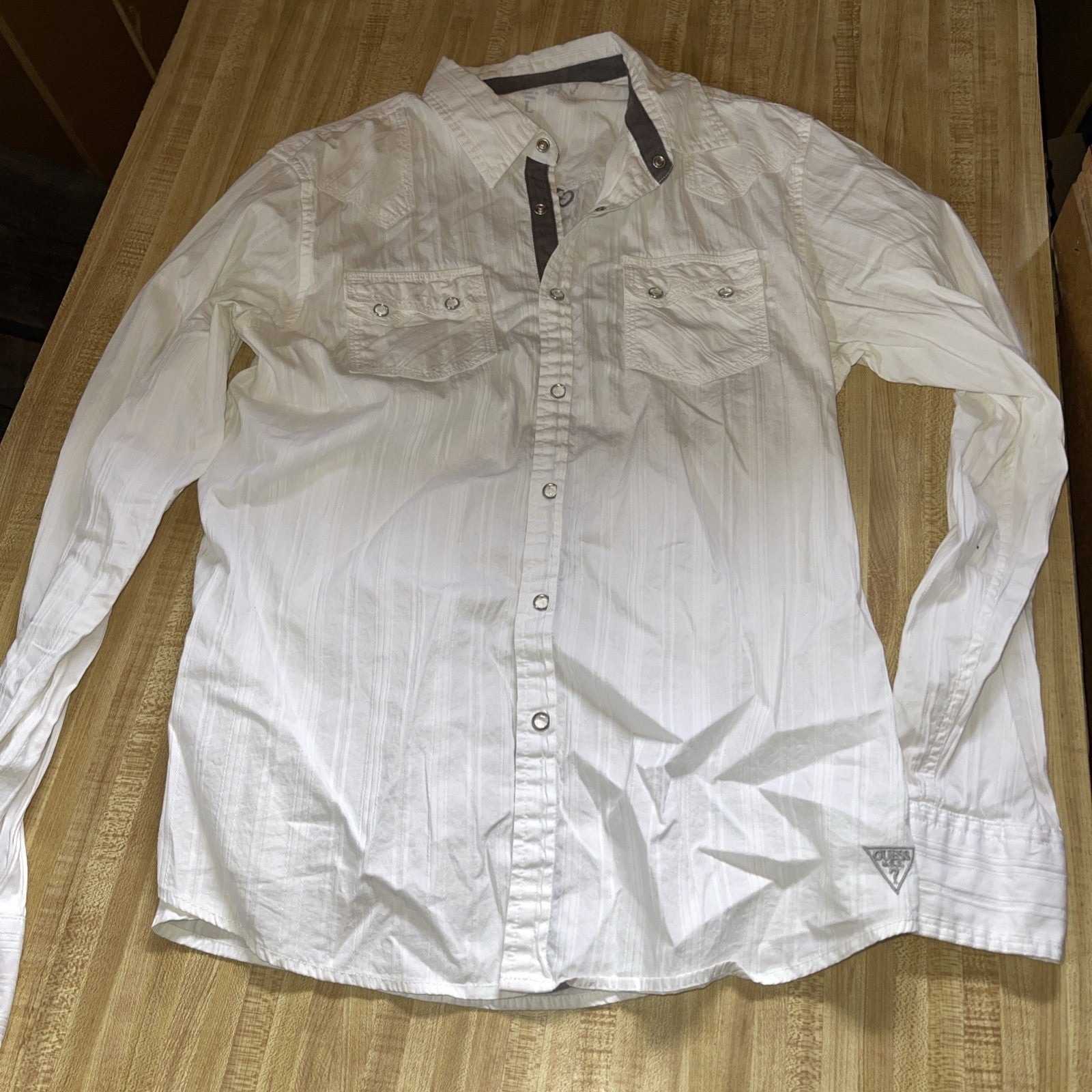 Guess Pearl Snap Large 