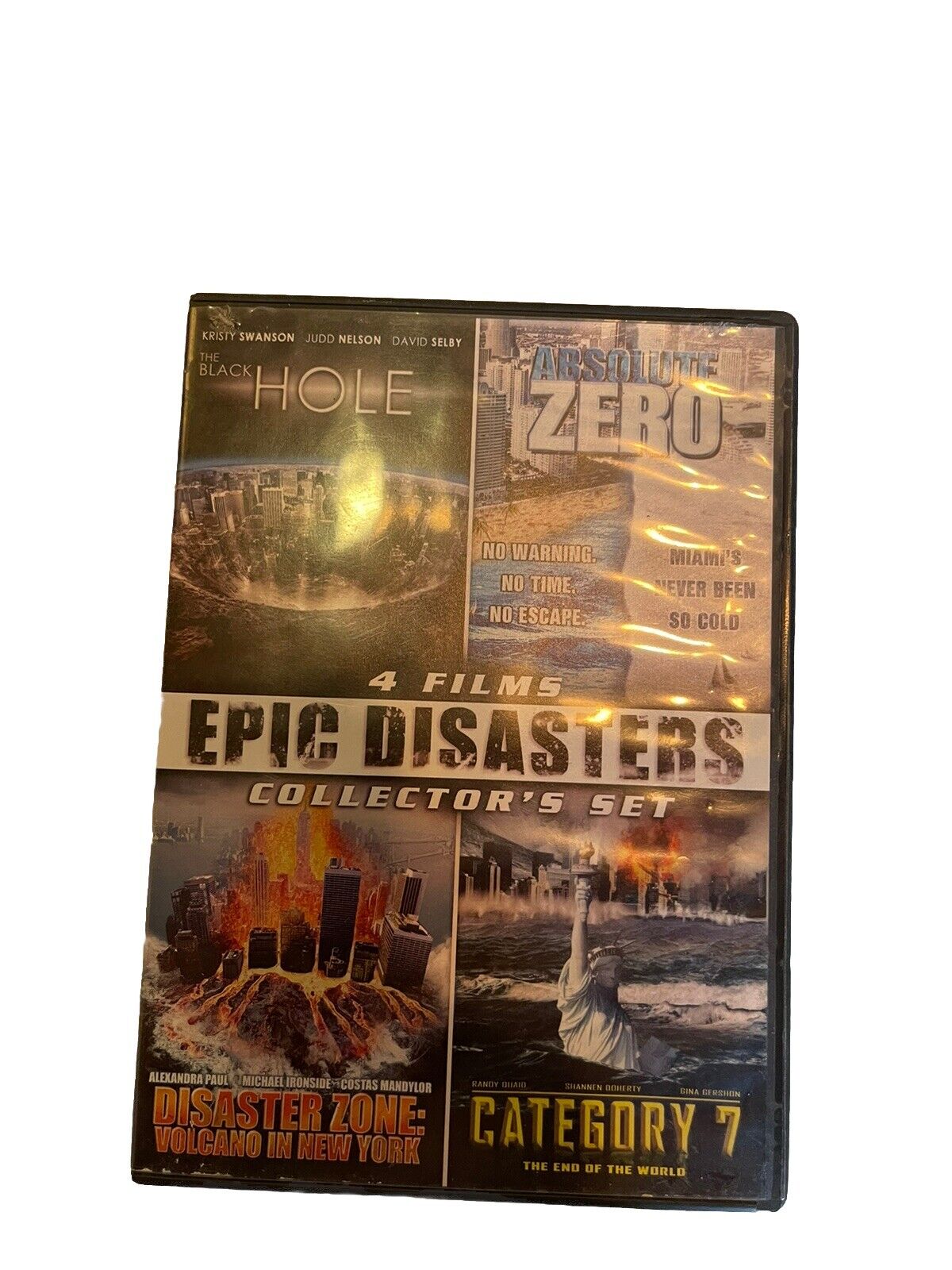 Epic Disasters 4 Films Collectors Set On One DVD Good Condition