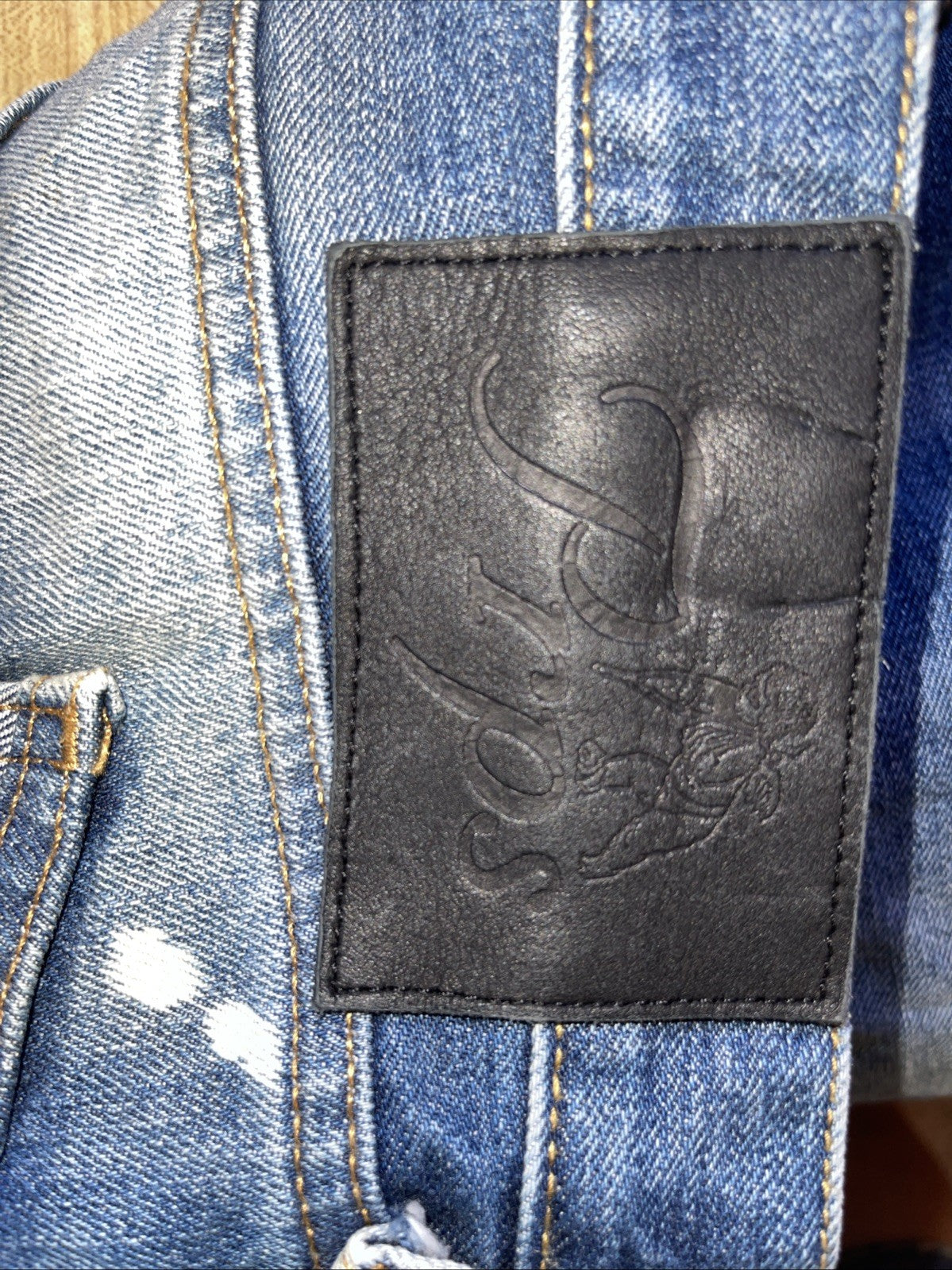 PRPS Le Sabre Slim Tapered Distressed Jeans 32/34