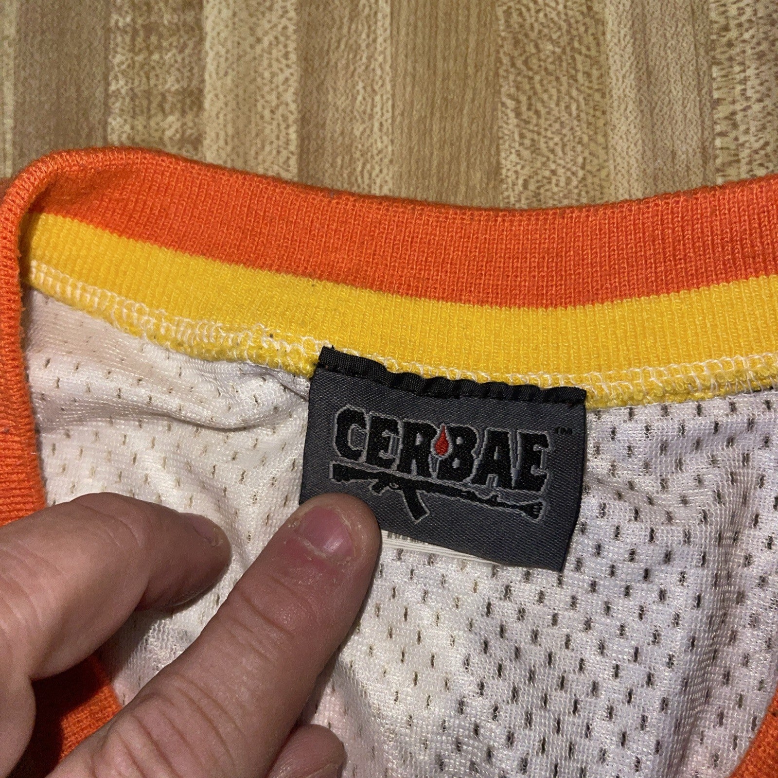 Vintage Cerbae War Art Jersey Medium Y2K 