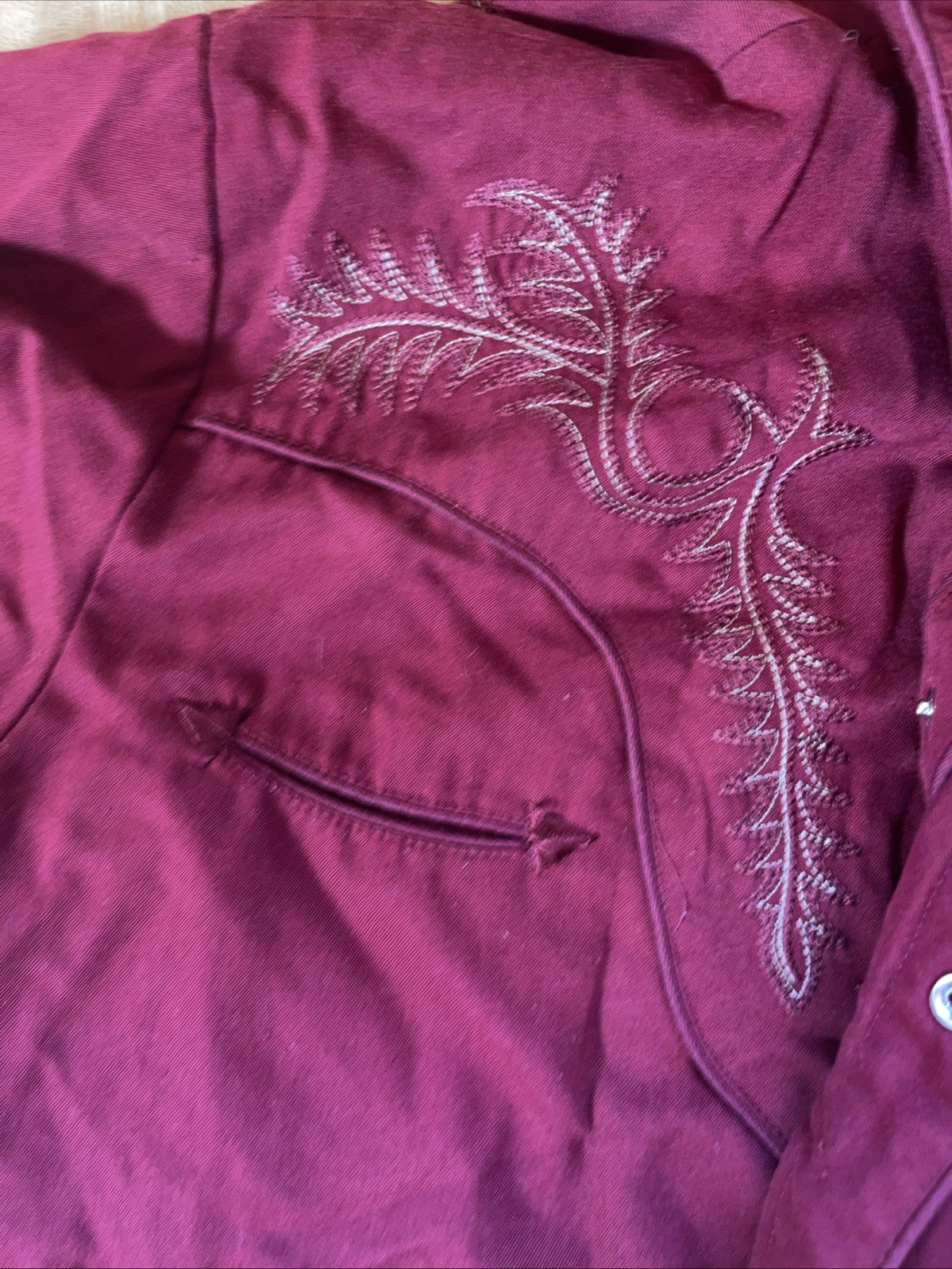 scully pearl snap western shirt Medium Gunslinger 