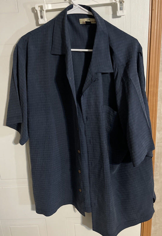 Tommy Bahama Silk Shirt Large 