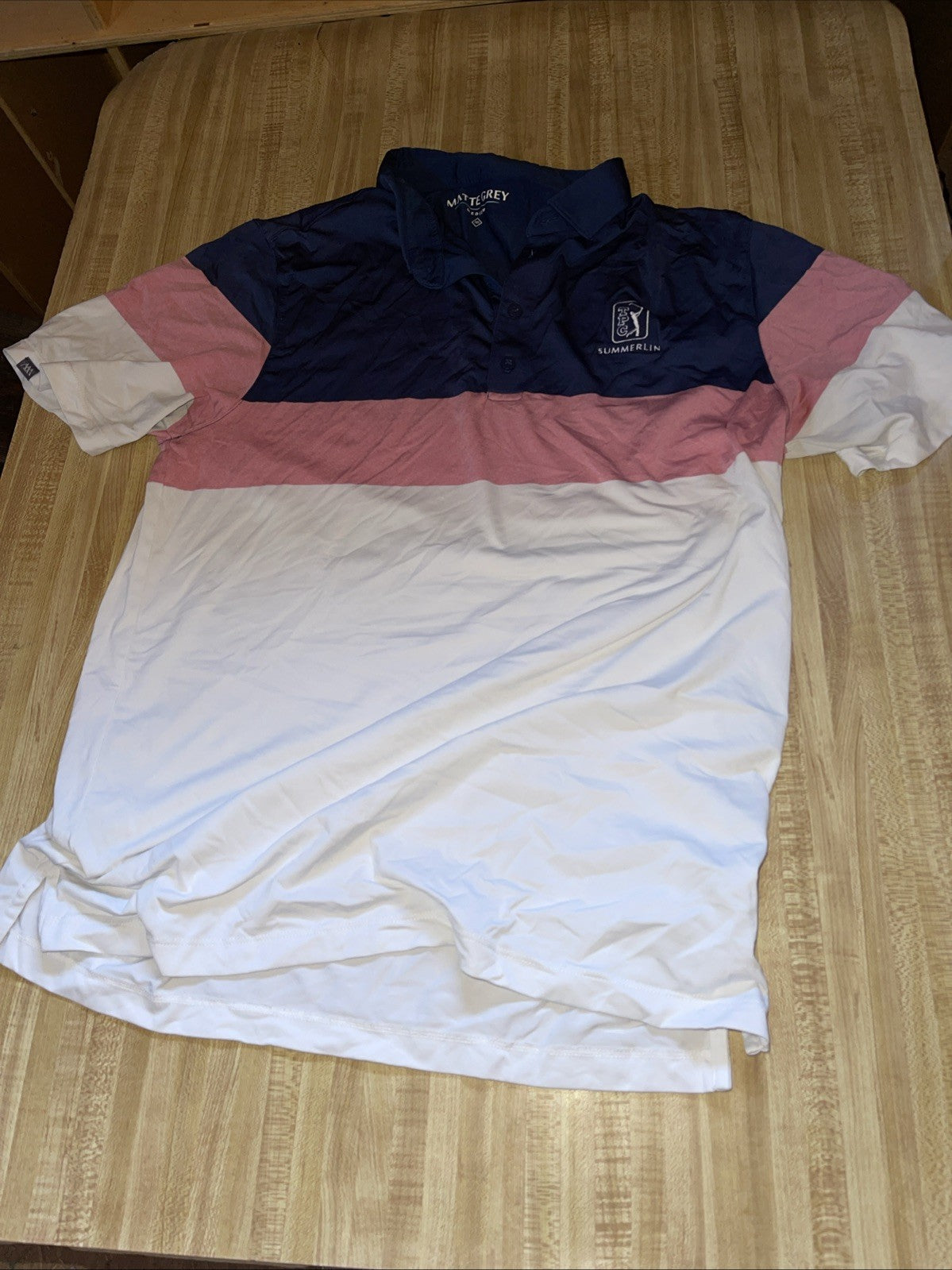 Matte Grey Polo Medium 