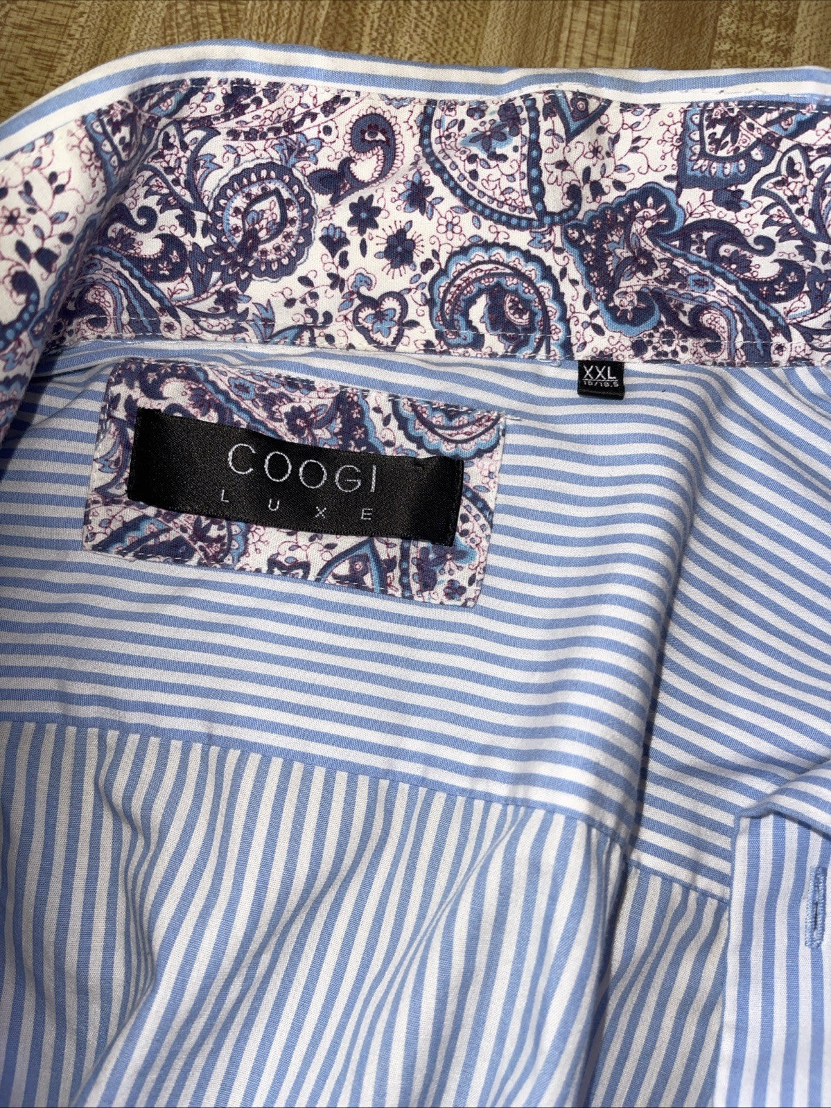 Coogi Luxe Dress Shirt XXL 