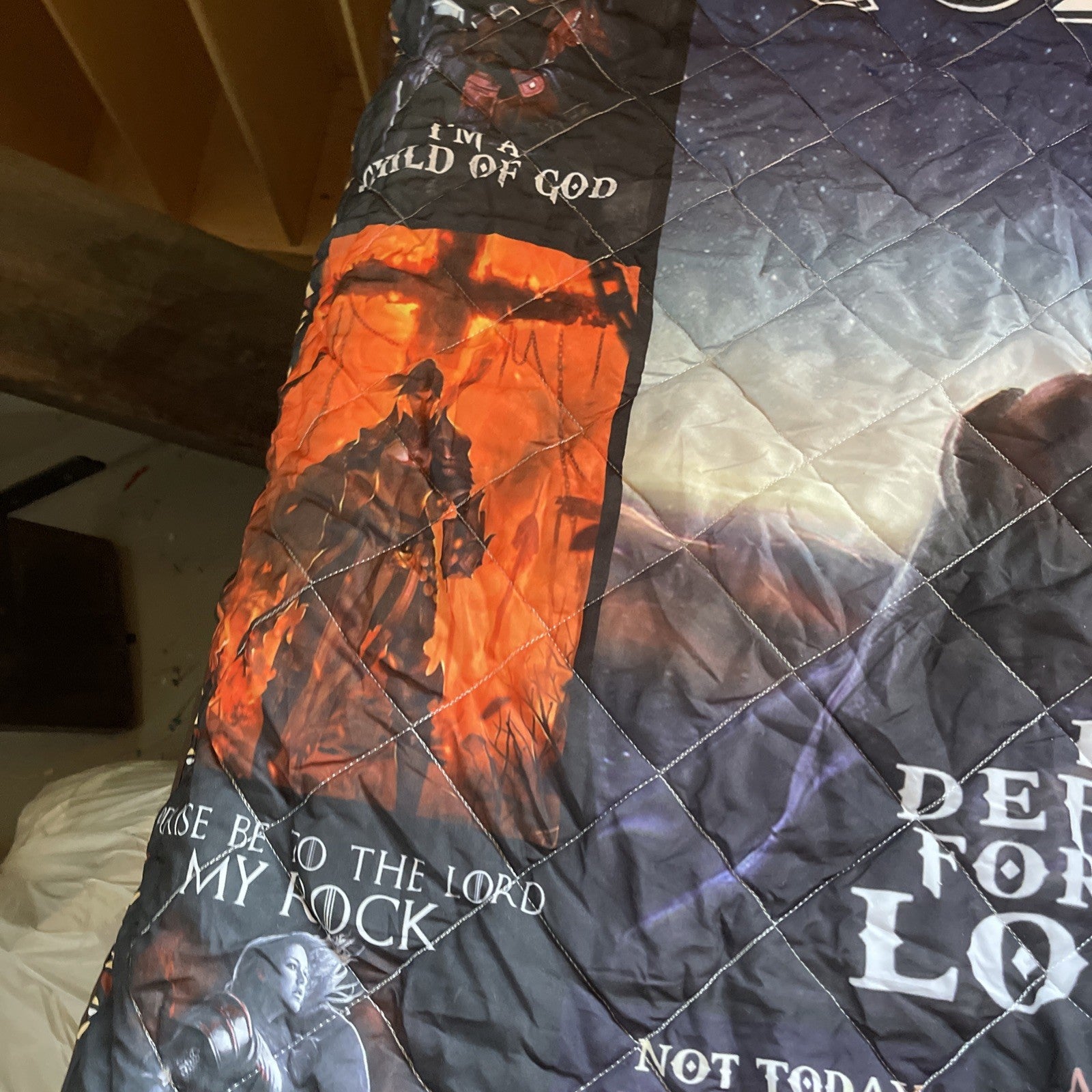 Religious Graphic  Blanket