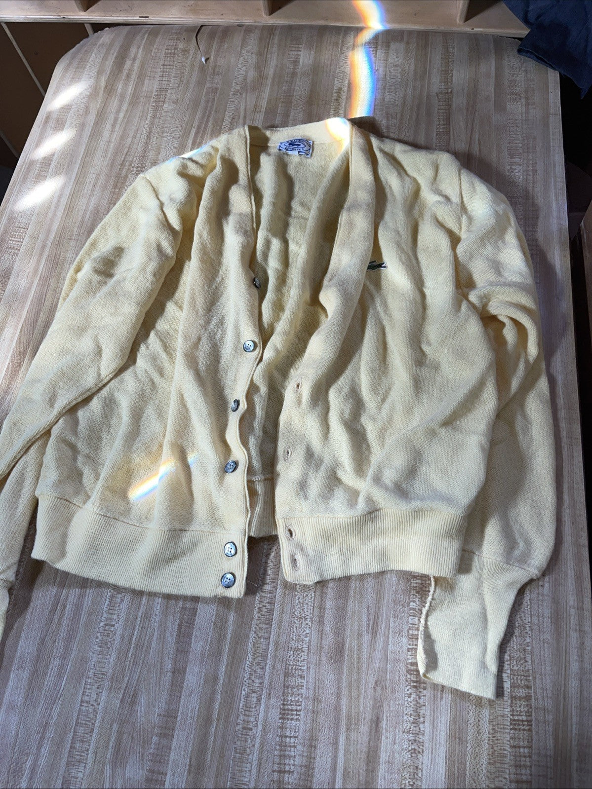Vintage Izod Lacoste Cardigan Large 