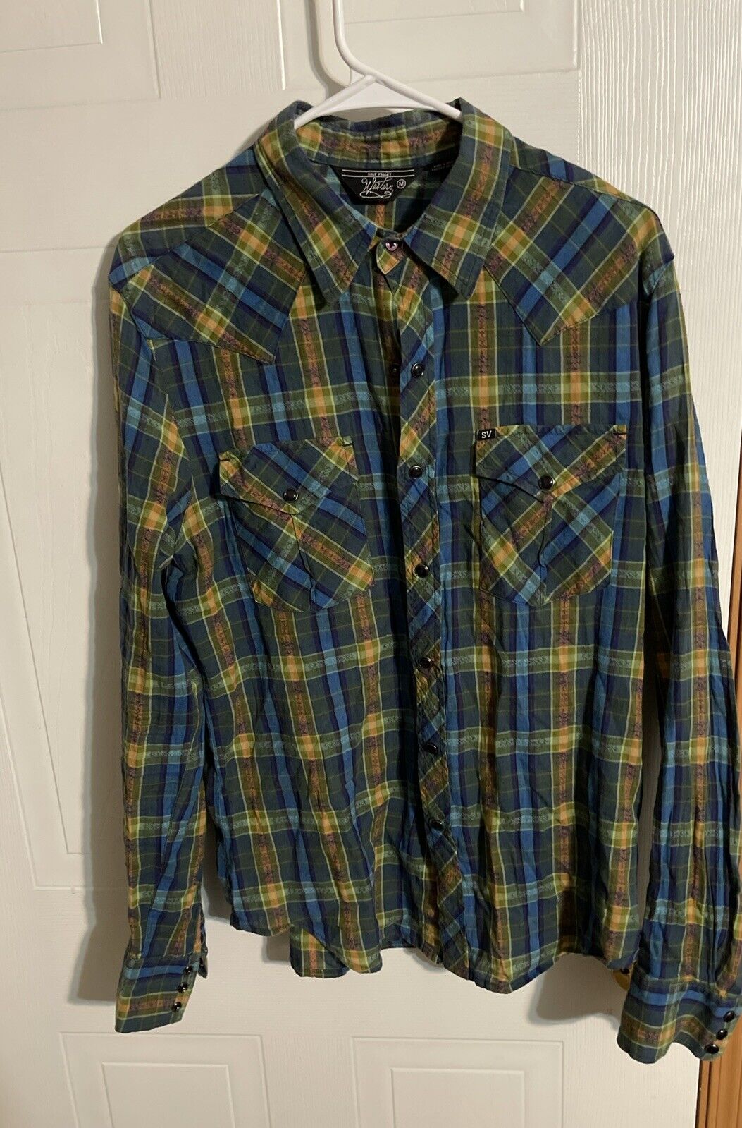 Salt Valley Western Pearl Snap Medium 